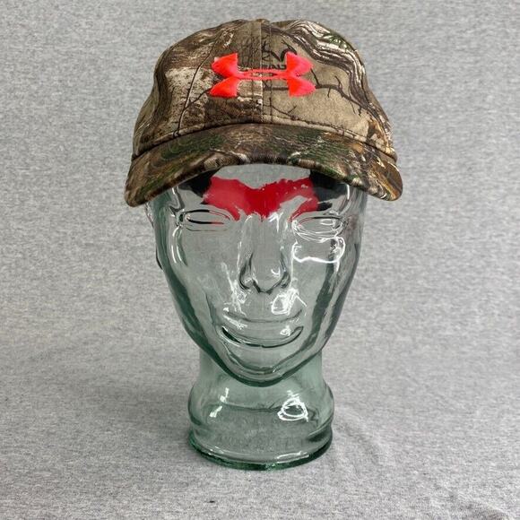 Under Armour Camo Hat Womens Realtree Hat Green Camouflage Hunting Embroidery - Picture 1 of 9